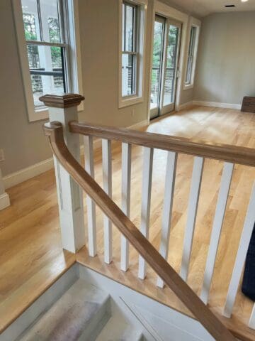 stairs leading to a second story addition